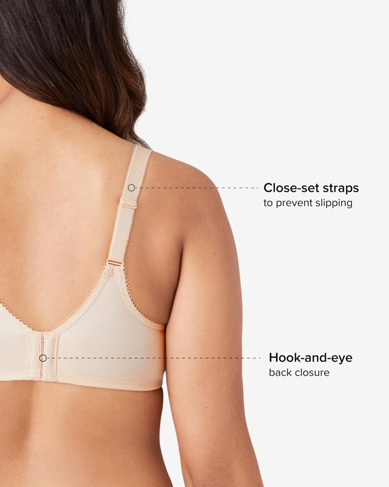 Wacoal Women's Basic Beauty Unlined Underwire Full Coverage Bra, 855192 - Image 3